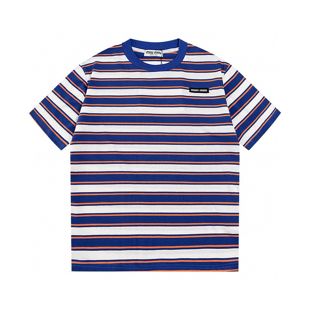 Striped cotton T-shirt