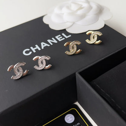 Mini Diamond Logo Luxury Earrings