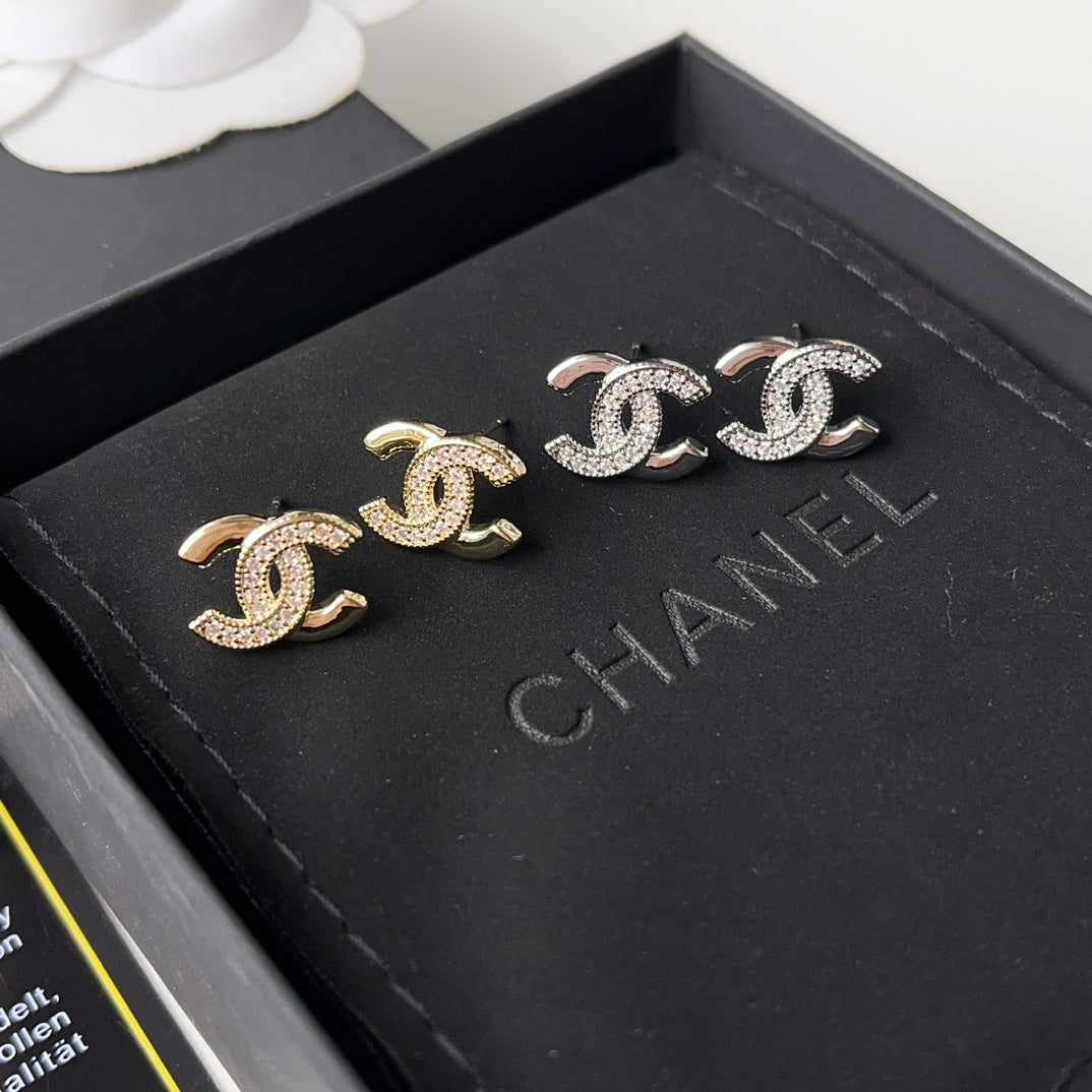 Mini Diamond Logo Luxury Earrings