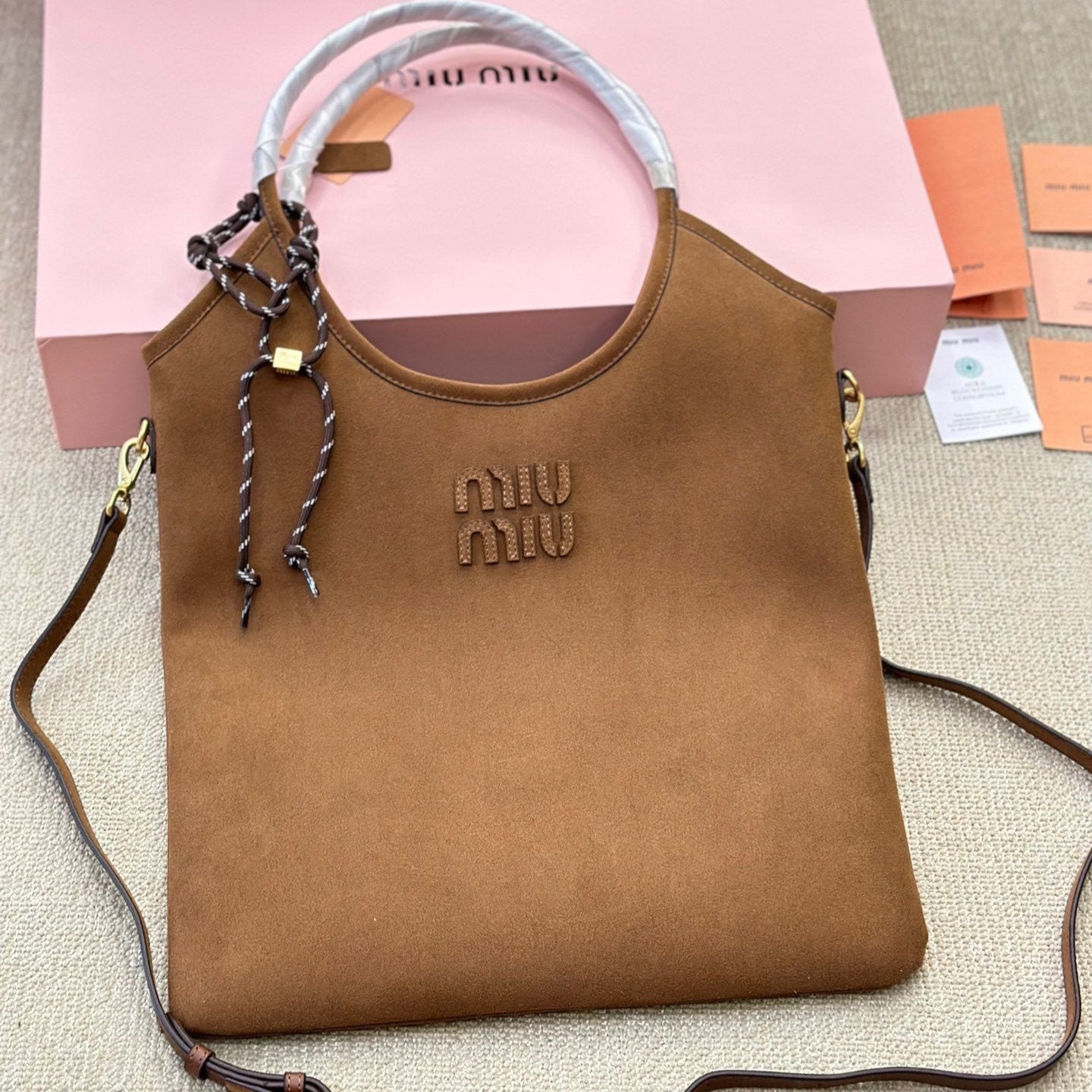 Suede Tote Bag