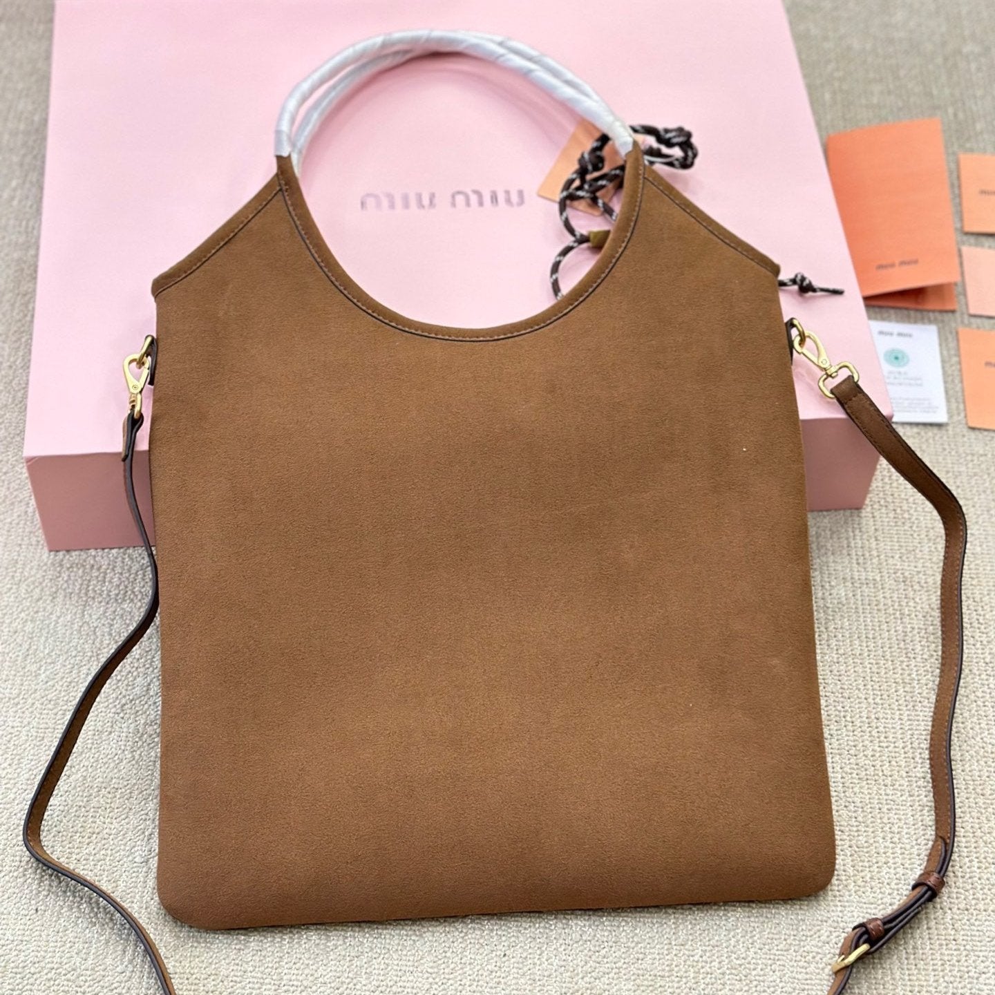 Suede Tote Bag