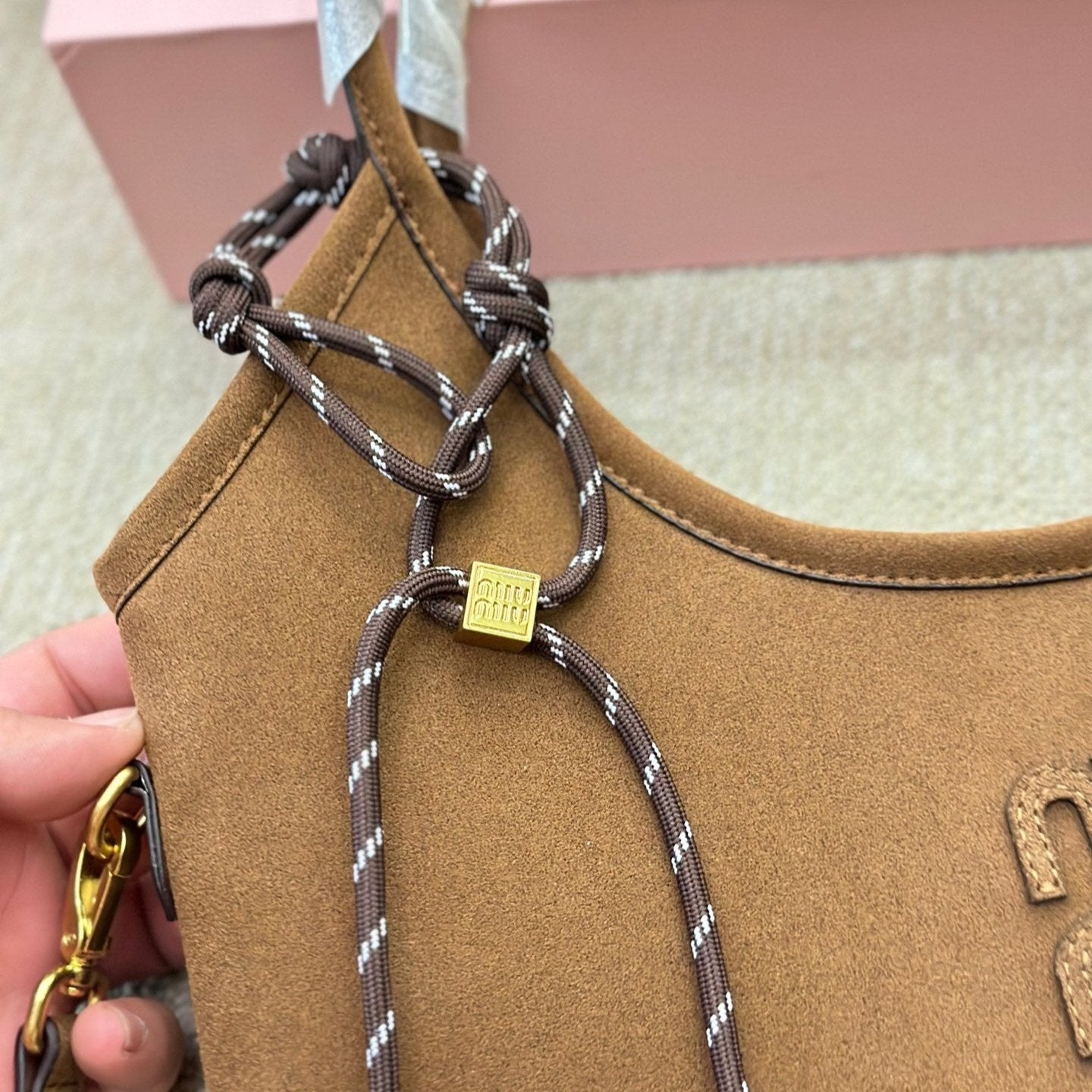 Suede Tote Bag