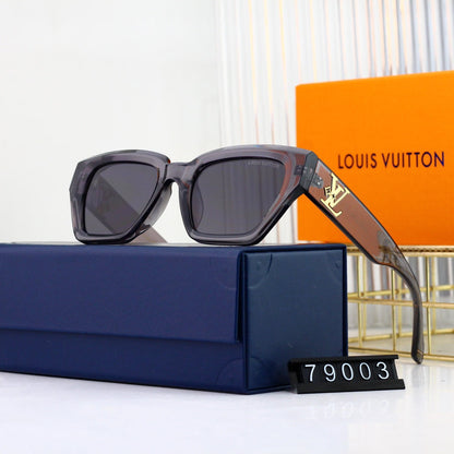 Fashion Embossed Square Sunglasses