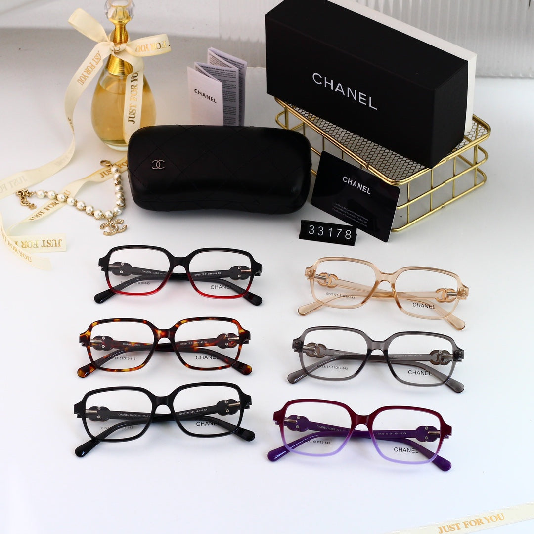 Square Diamond Logo Glasses