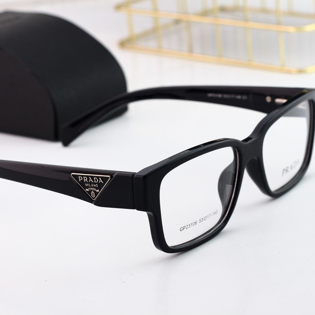 Classic Triangle Logo Square Glasses