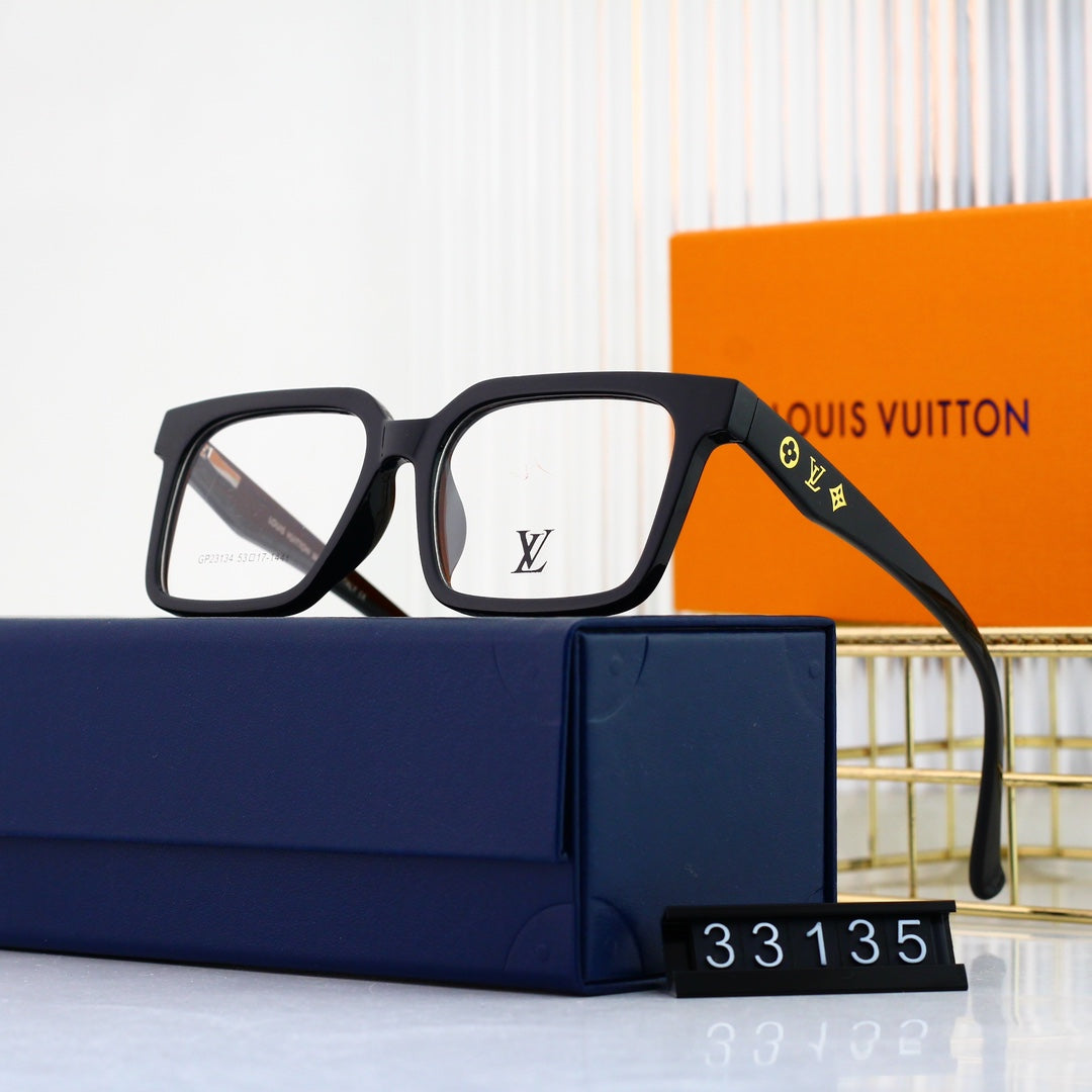 New Metal-Rimmed Square Glasses