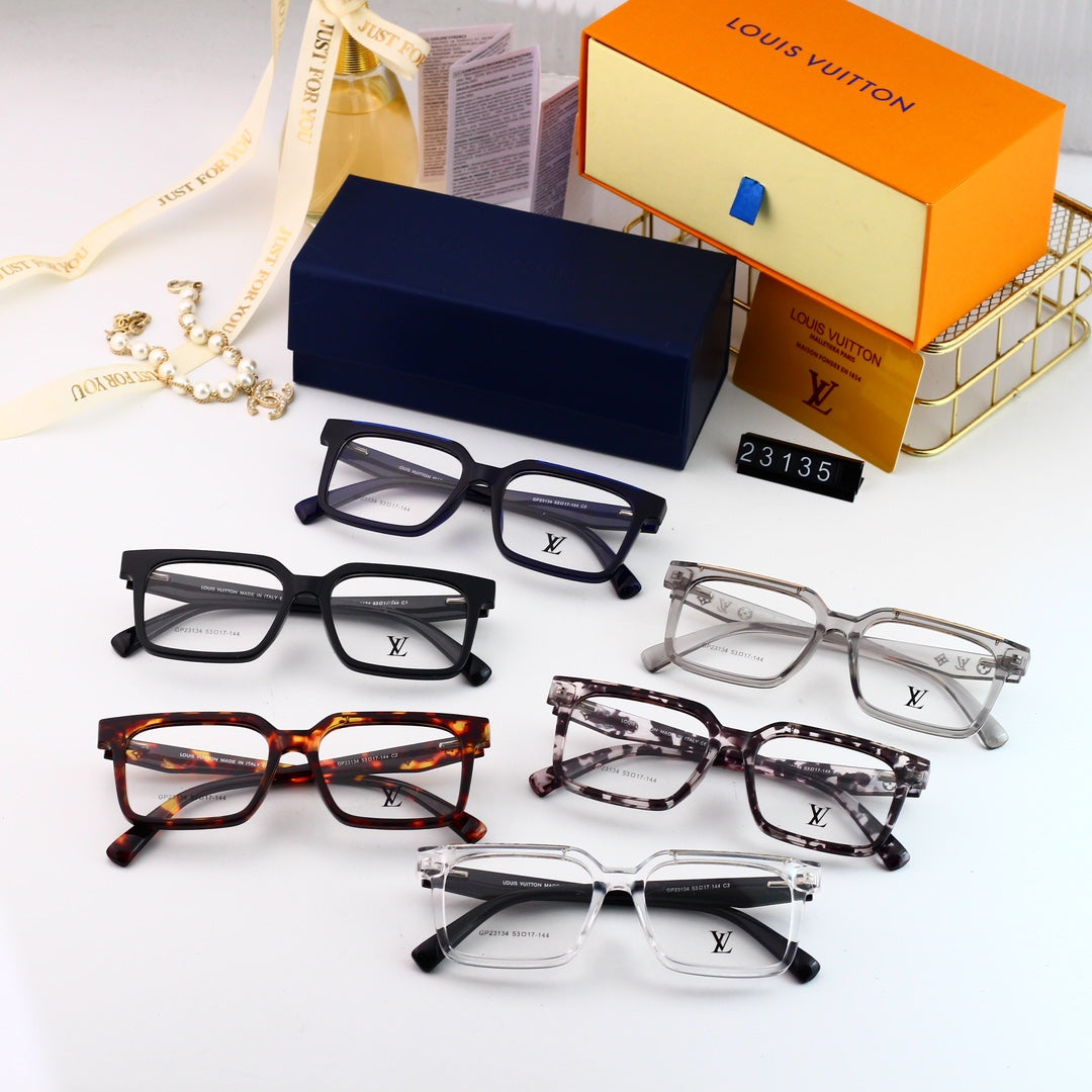 New Metal-Rimmed Square Glasses