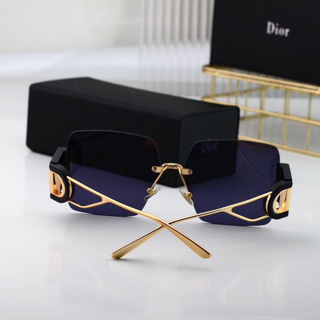 Fashion CD Metal Square Sunglasses