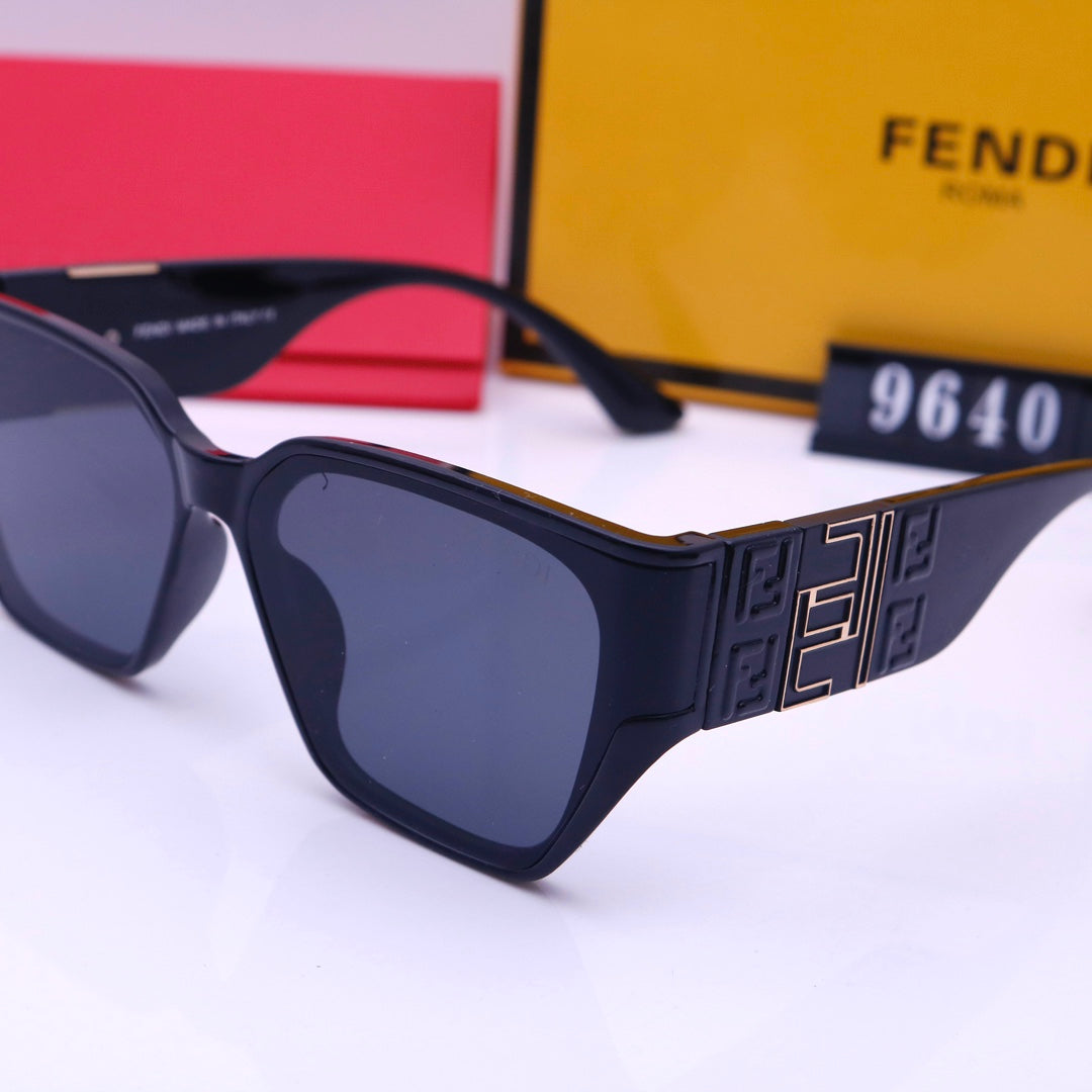 Fashionable F Embossed Sunglasses