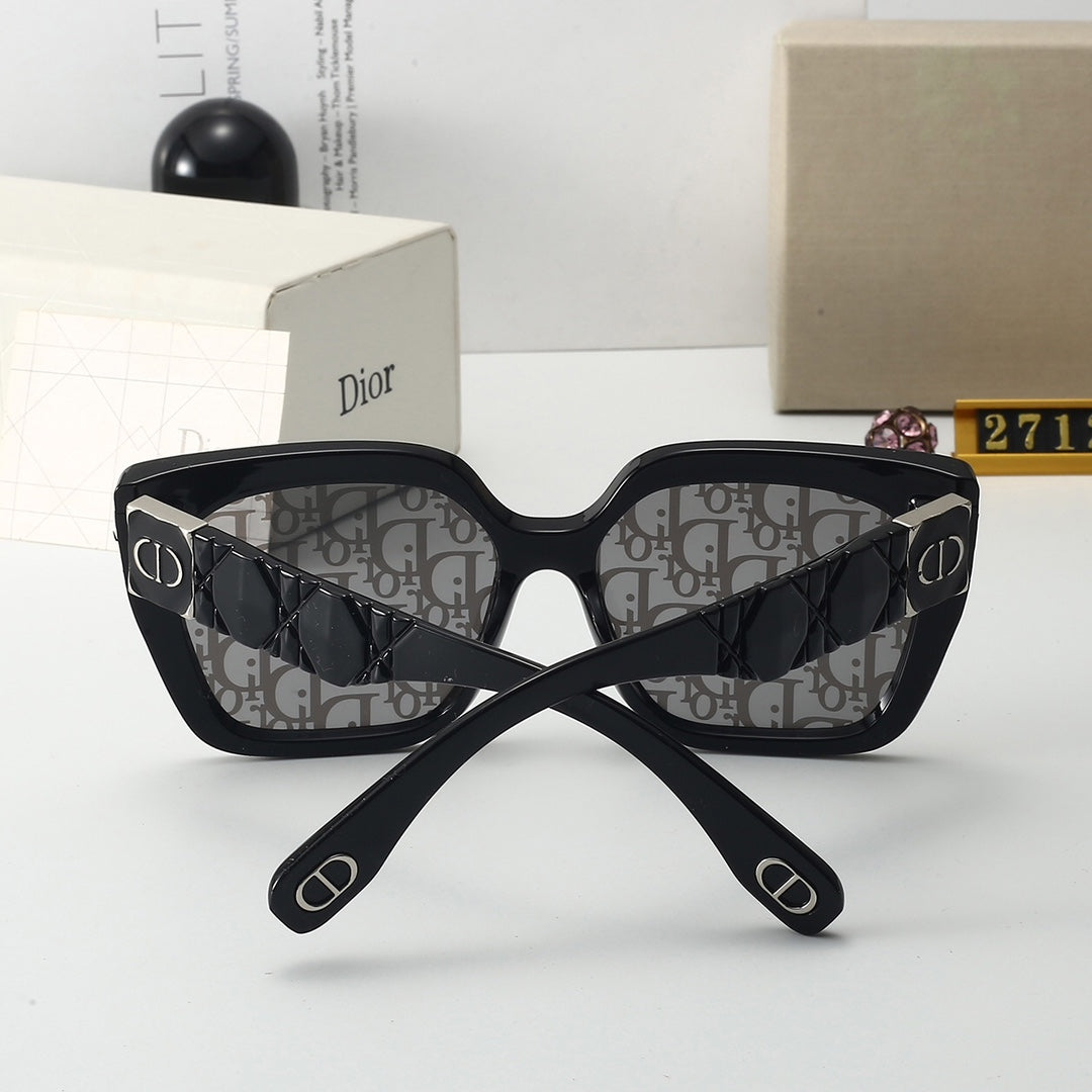 Vintage Embossed Square Women's Sunglasses