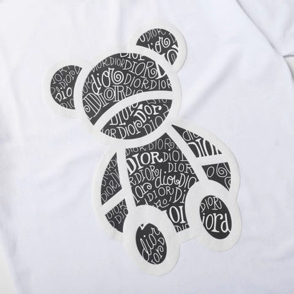 Cute bear print T-shirt