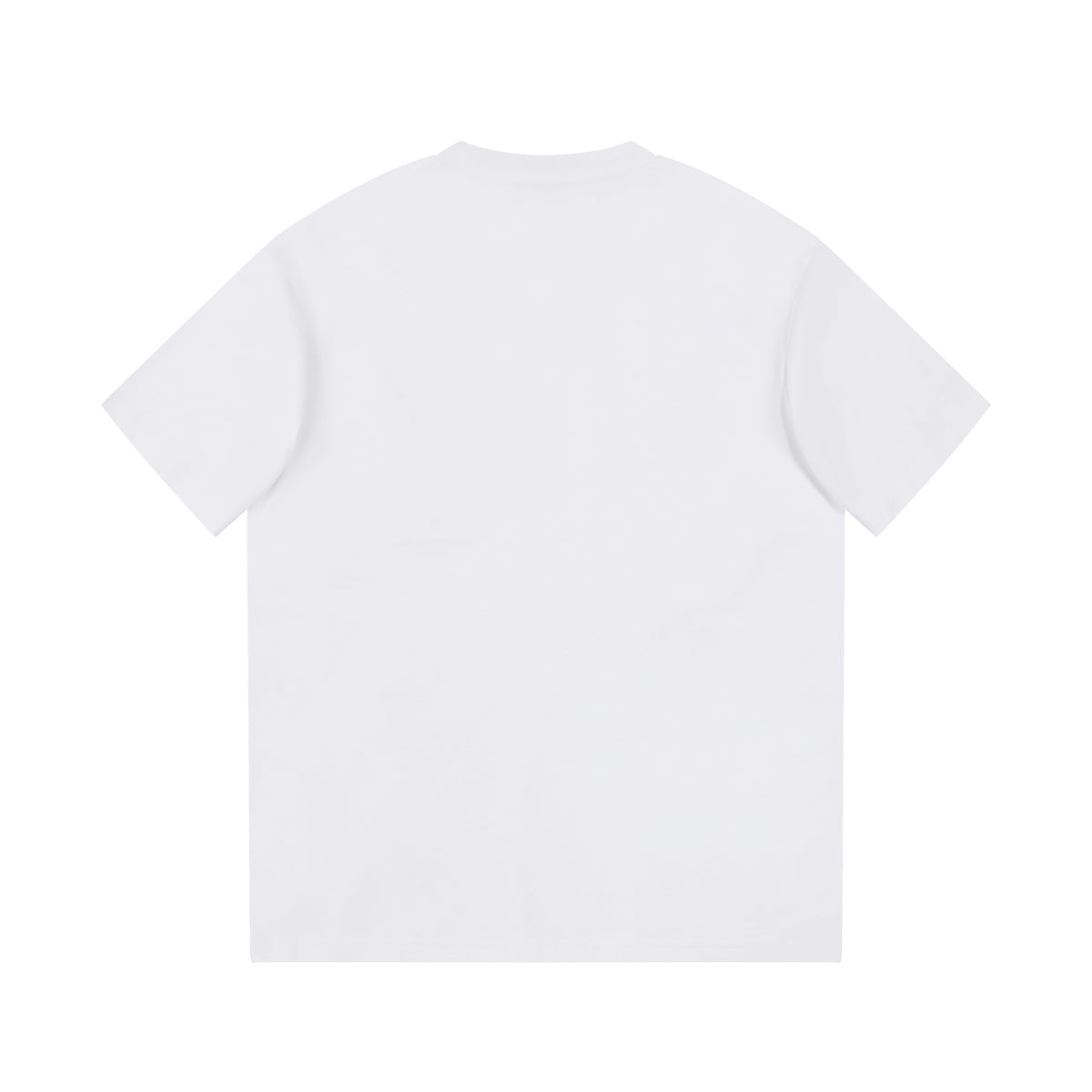 Simple letter printed cotton T-shirt