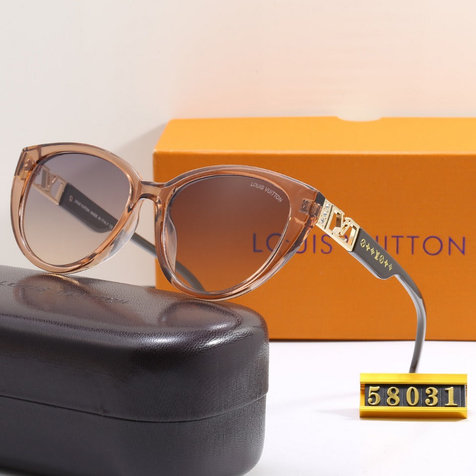 Diamond Hollow Letter Frame Sunglasses