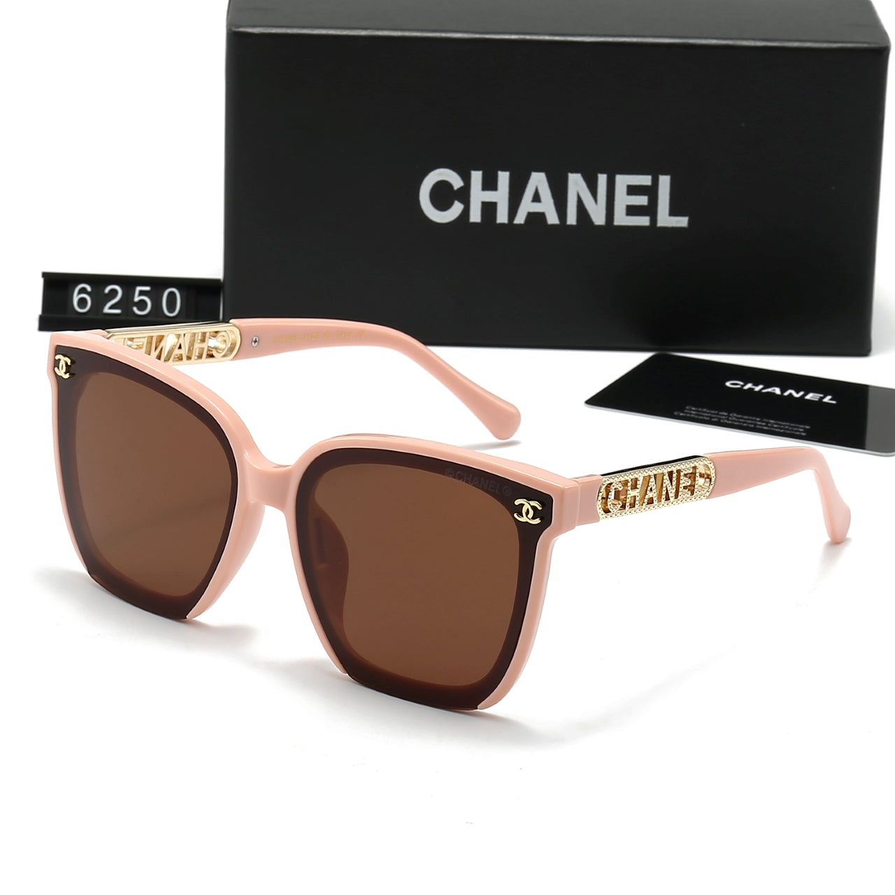 Classic Woman's Diamond Letters Frame Sunglasses