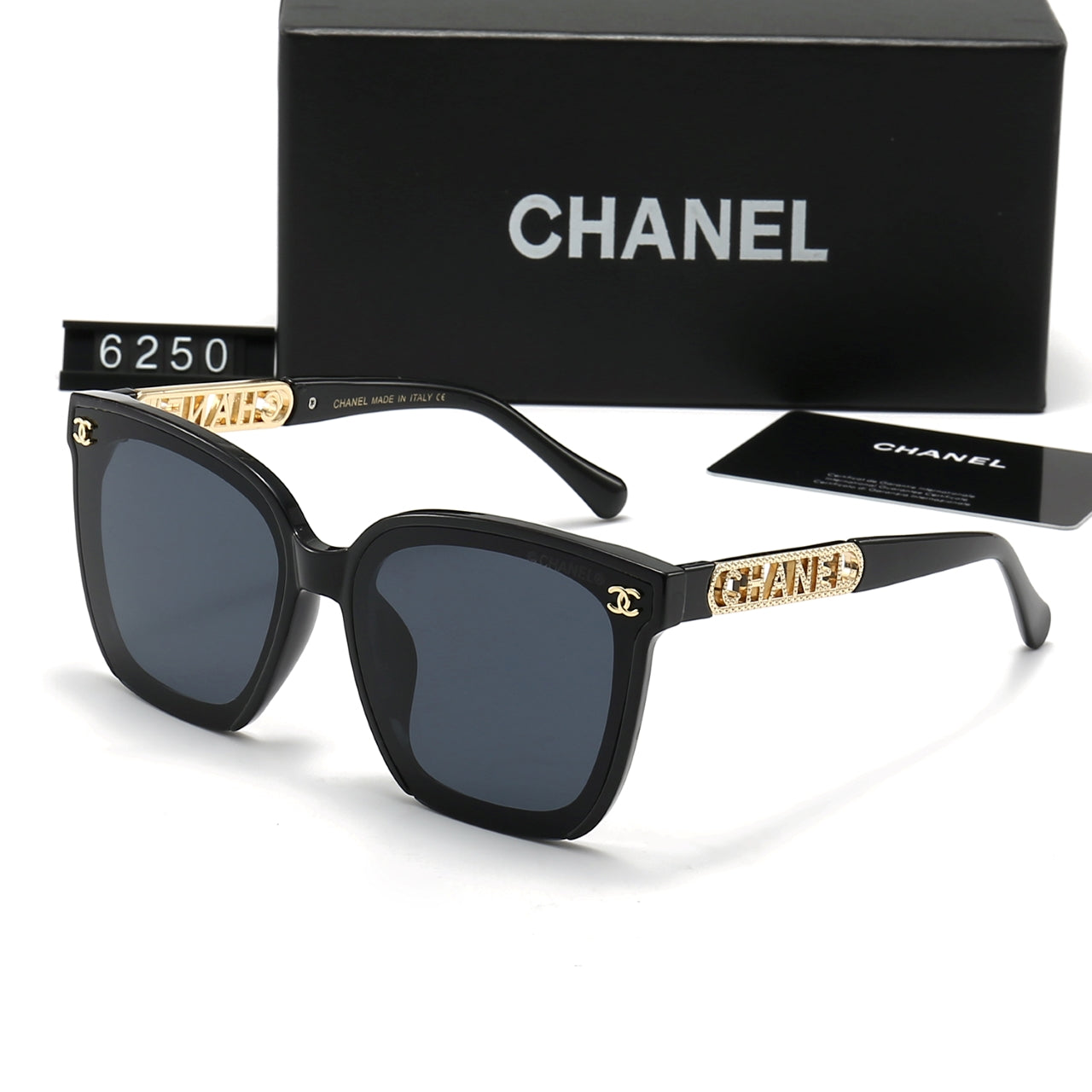 Classic Woman's Diamond Letters Frame Sunglasses