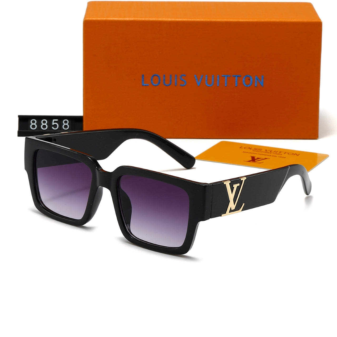 New Square Gradient Millionaire Sunglasses